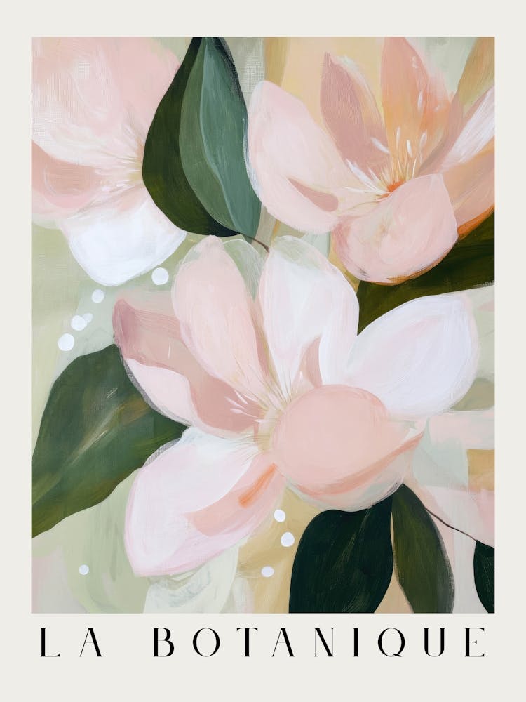 soft pastel botanicals print - modern floral series minimalist art in abstract realism for aesthetic interiors - contemporary wall art perfect for calm bedrooms, elegant offices, or nature inspired feminine decor
