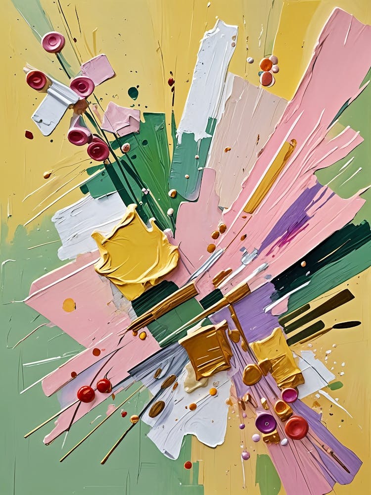 Abstract Paintburst no1