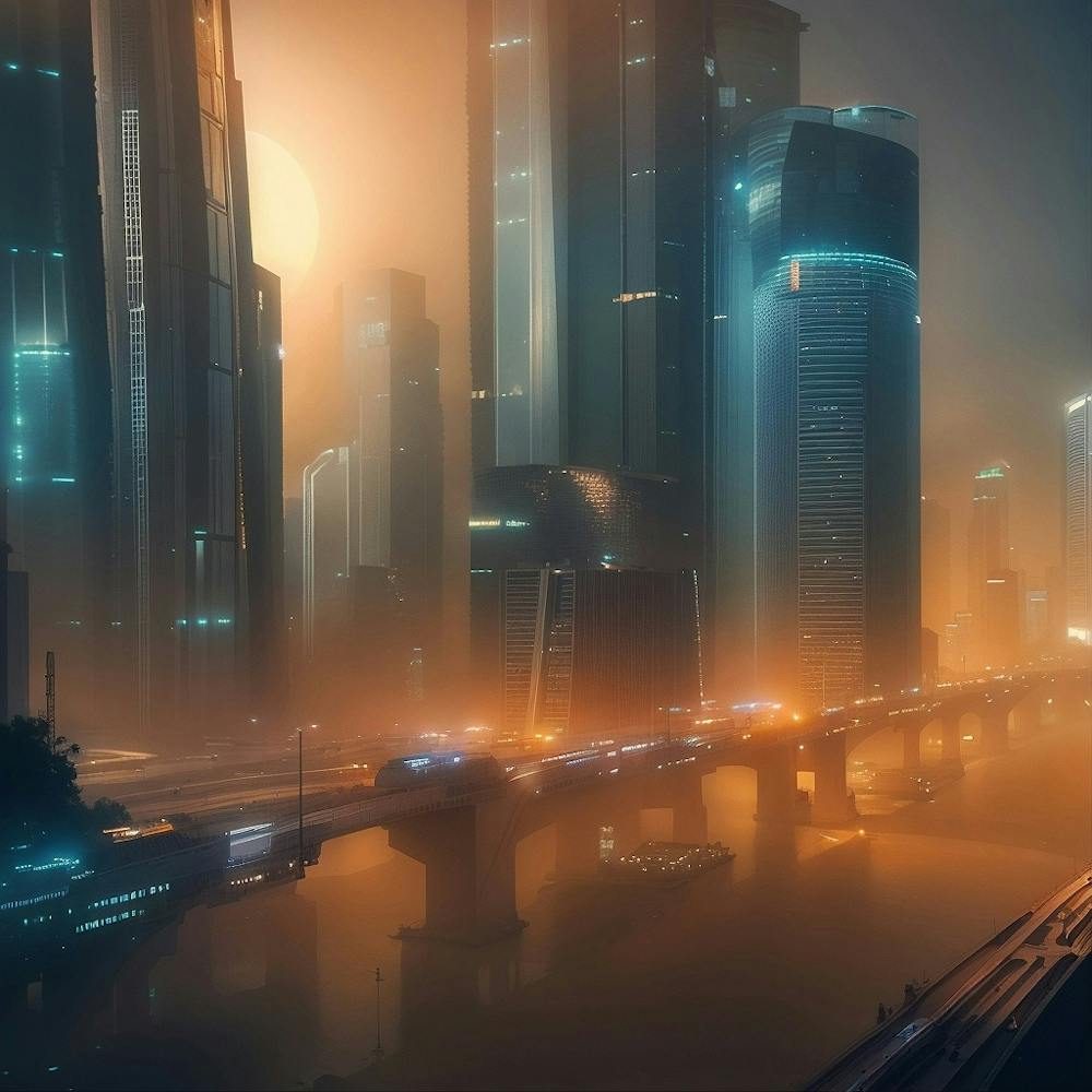 Futuristic Cityscape 2