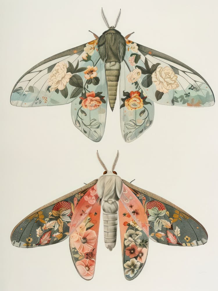 Butterfly Elegance William Morris Style 4