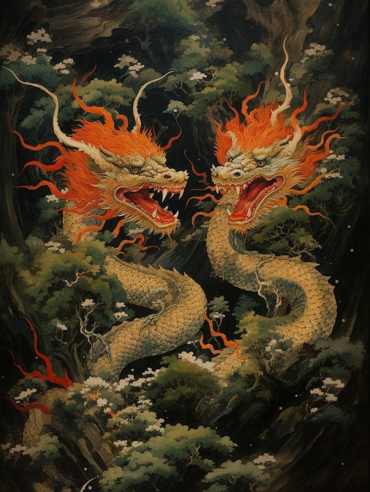 Japanese Dragon Illustration 6
