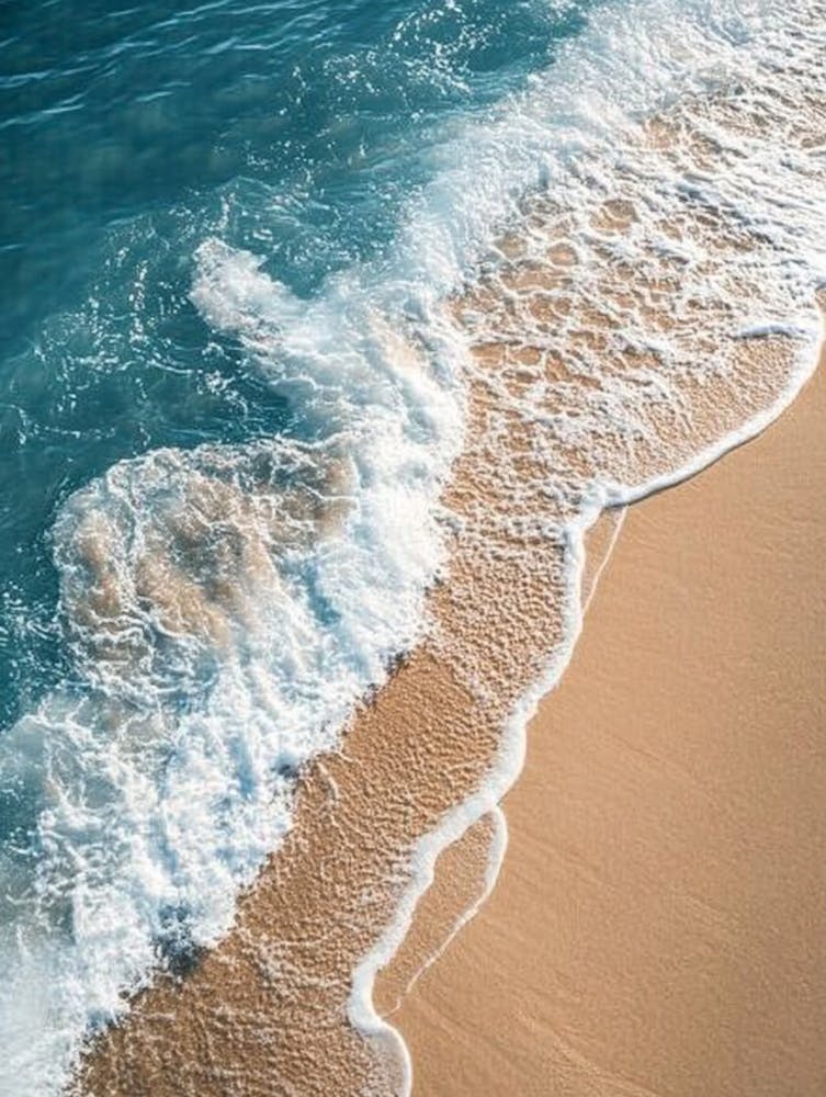 Ocean Waves On The Beach 2