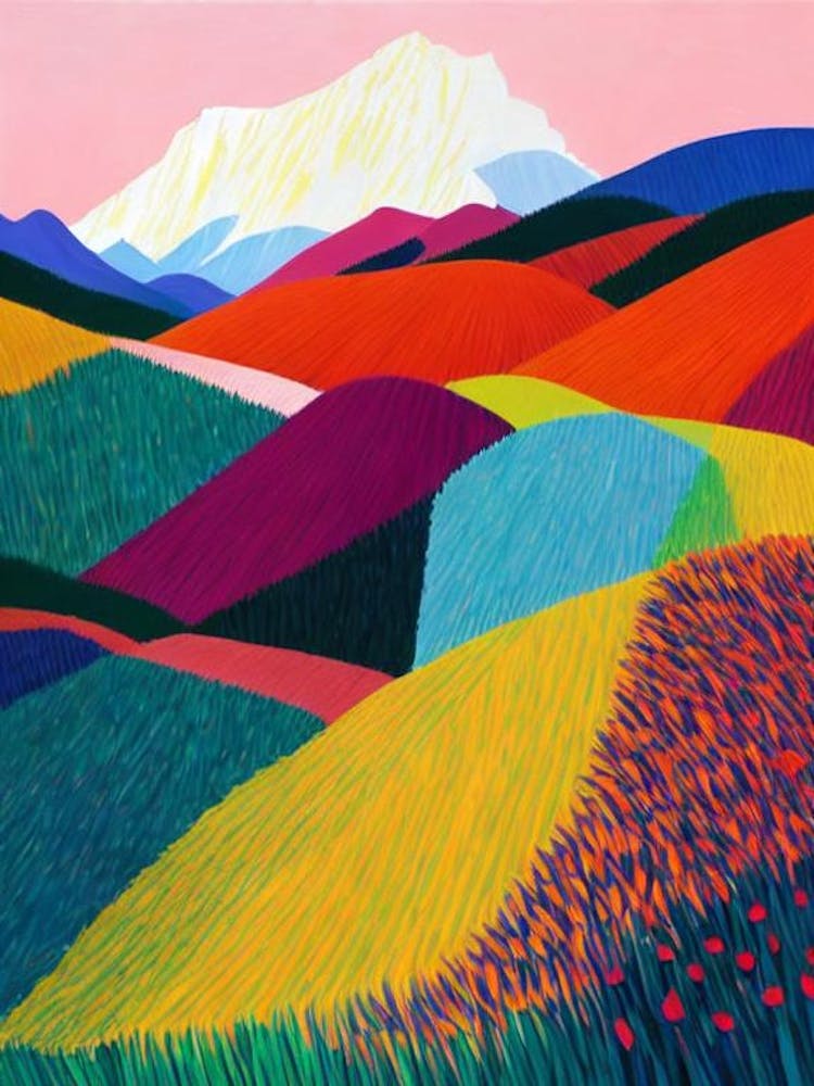 Fiordland National Park 1 New Zealand Abstract Colourful