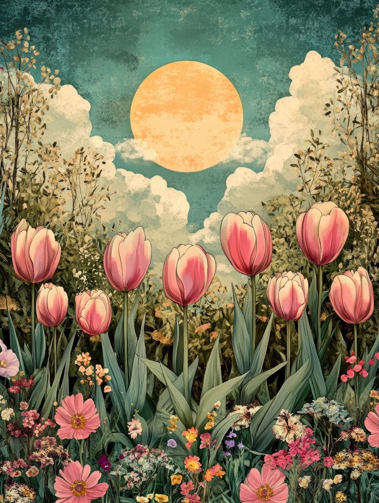 Tulips In The Garden 4