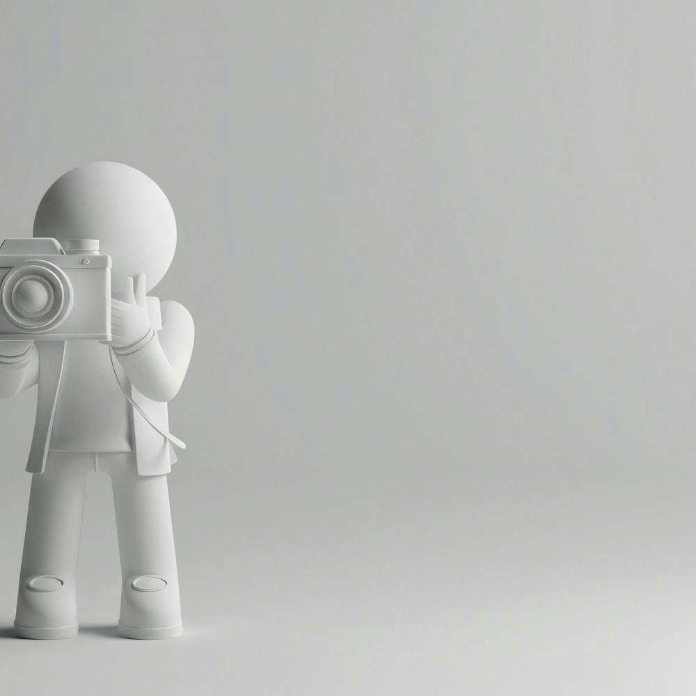 Photographer Holding A Camera