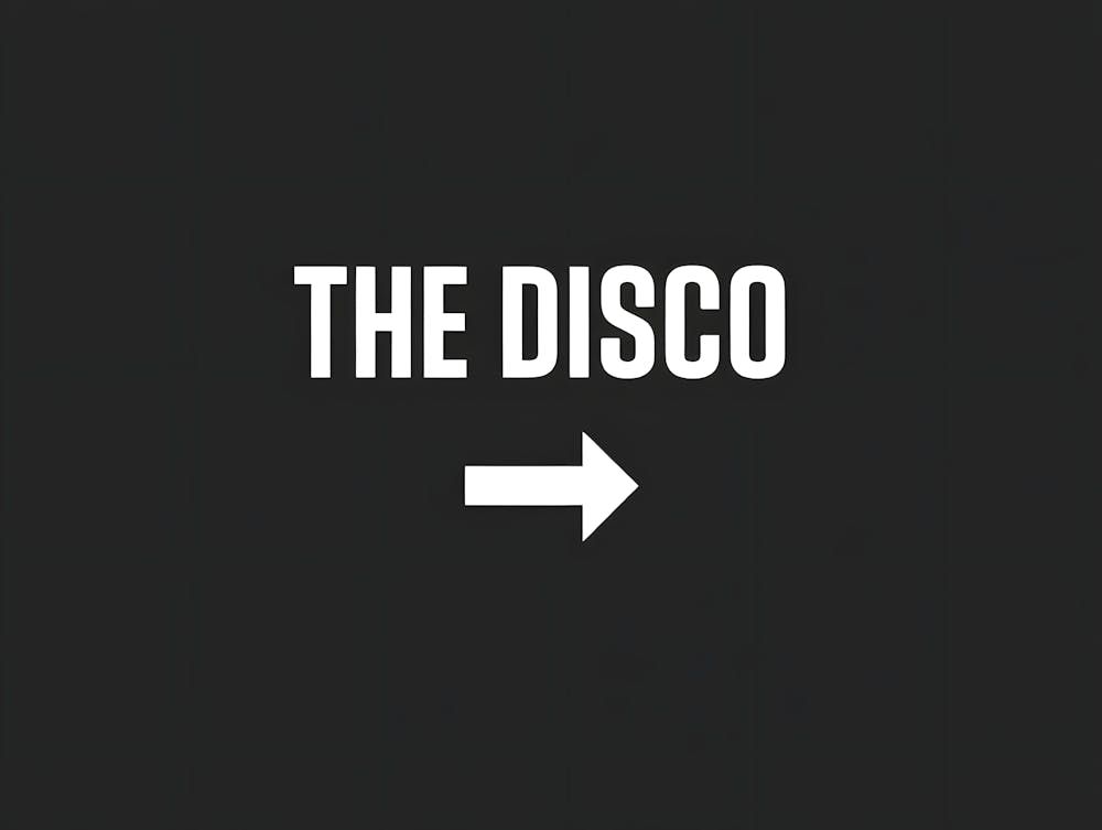 Retro Disco Sign Print - Let's Dance Party Wall