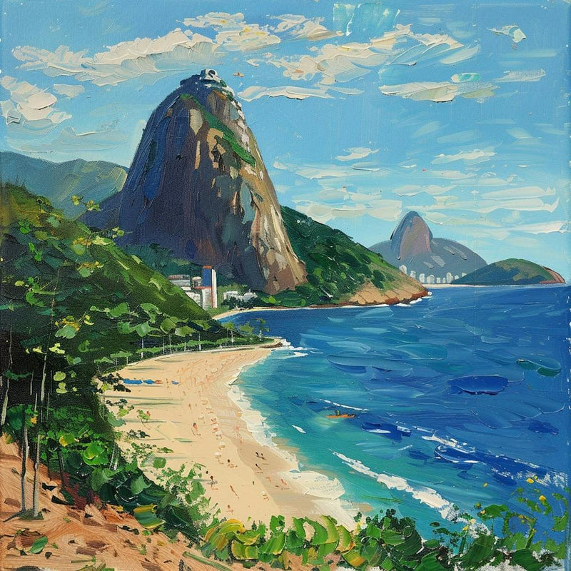 A Sugarloaf Mountain In Rio De Janeiro Oil Paint 1719996612 3