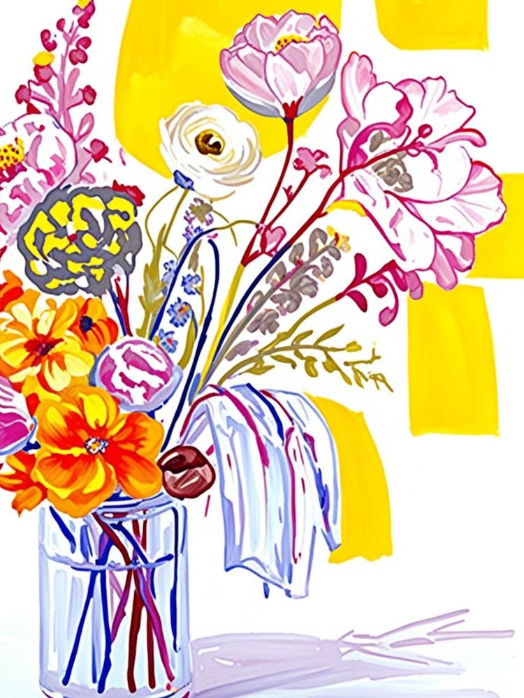 Floral Arrangement In A Vase