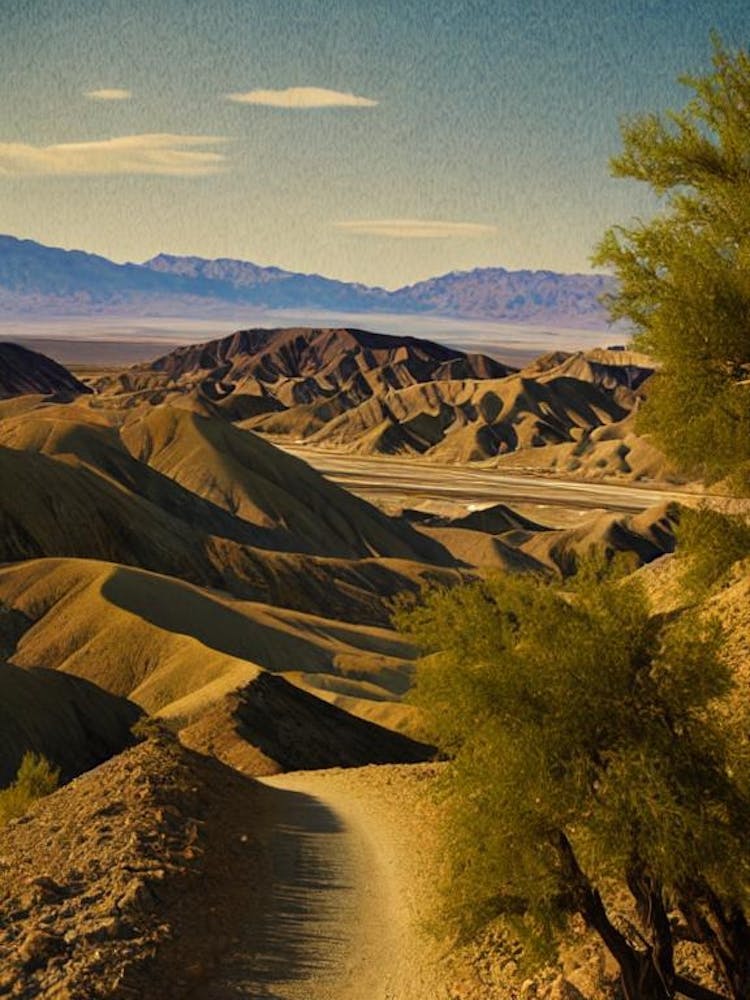 Death Valley National Park 2 United States Of America Vintage Poster