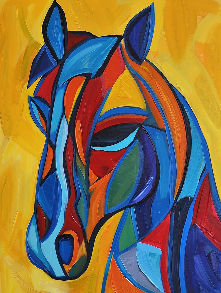 Abstract Horse Painting 1