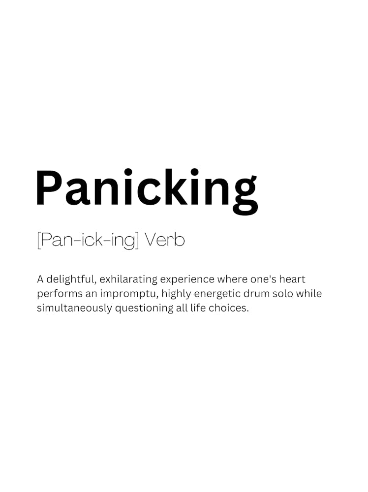 Panik Definition und Bedeutung