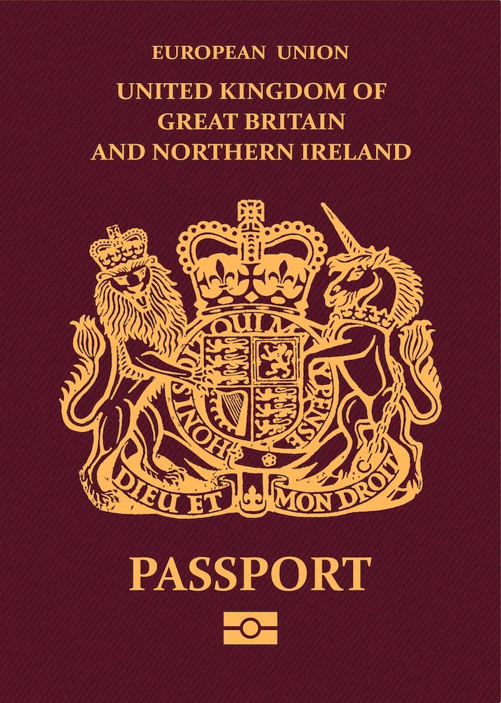 Passport United Kingdom Of Great Britain and Northern Ireland