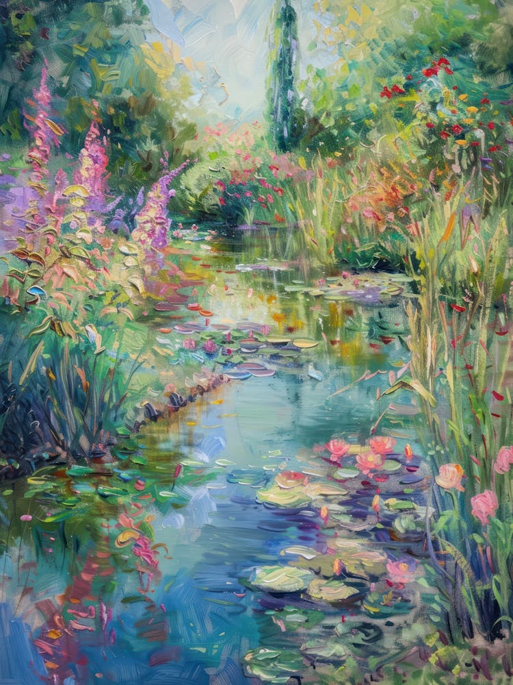 Floral Garden Fairy Pond 8
