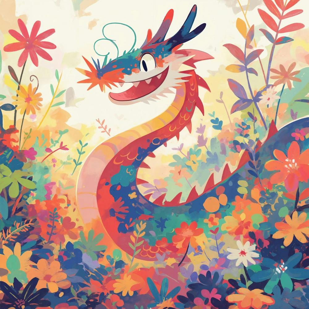 Dragon In The Garden 1