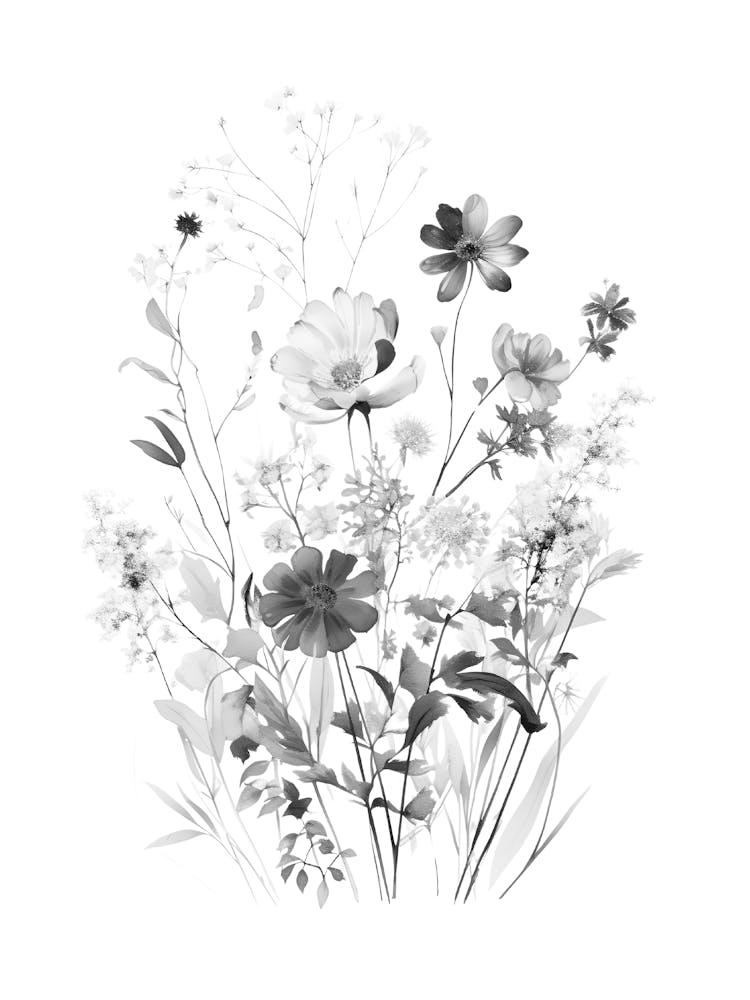 Black And White Flowers 58