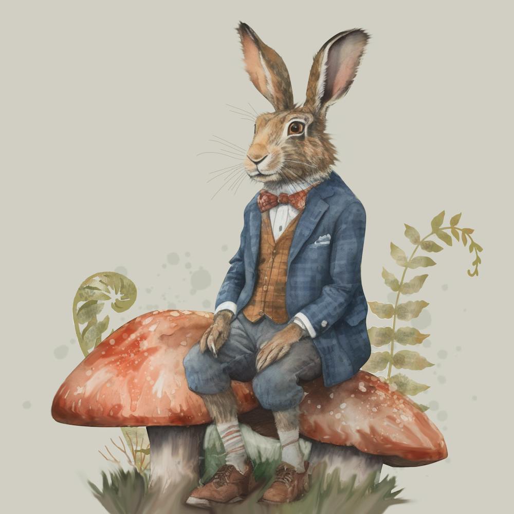 Mushroom Hare Final Flattened