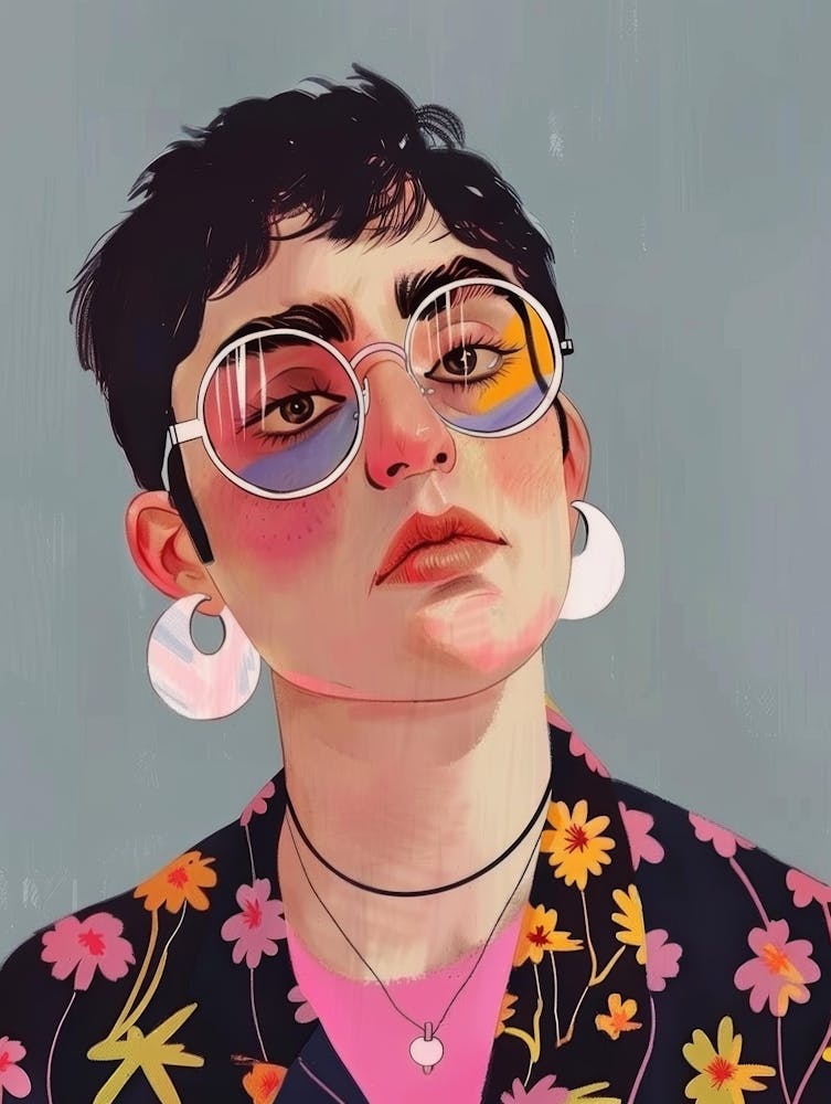 Fille Aux Lunettes 10