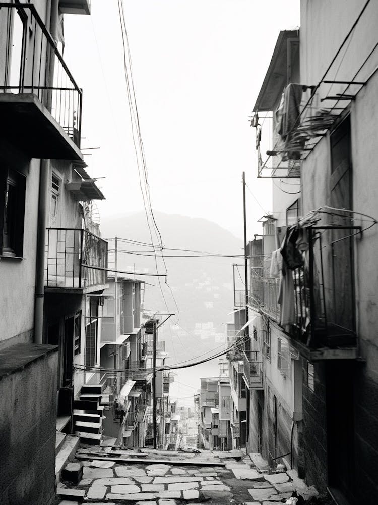 Cinque Terre, Italy, Black And White Photography 4