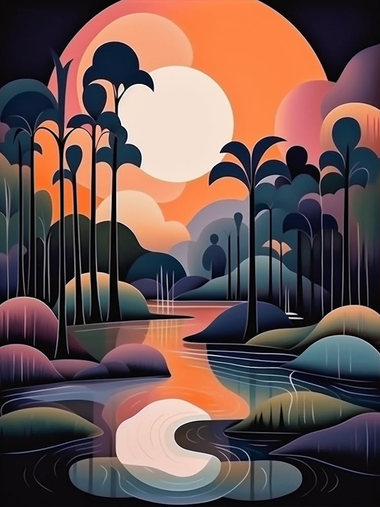 Tropical Abstract Minimalist 5