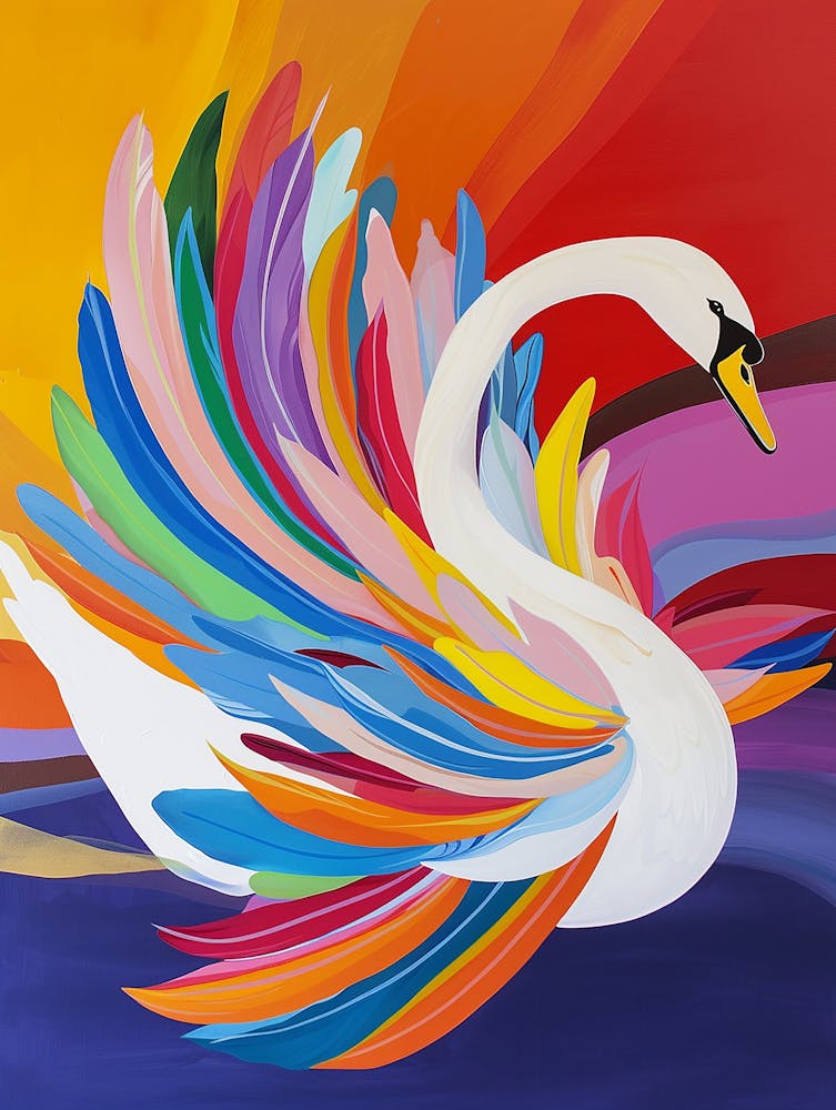 Colourful Swan 5