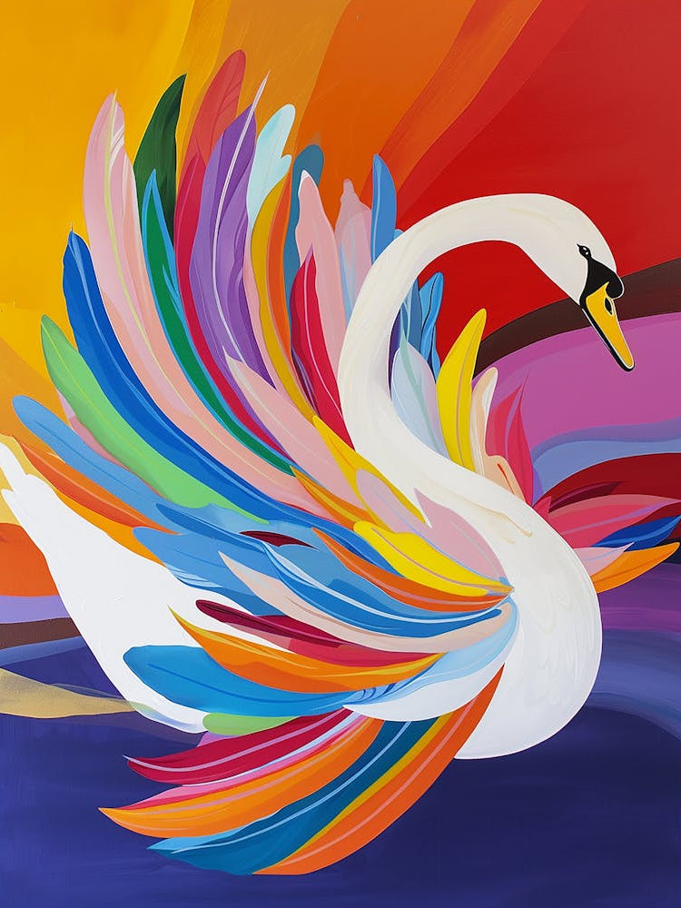 Colourful Swan 5