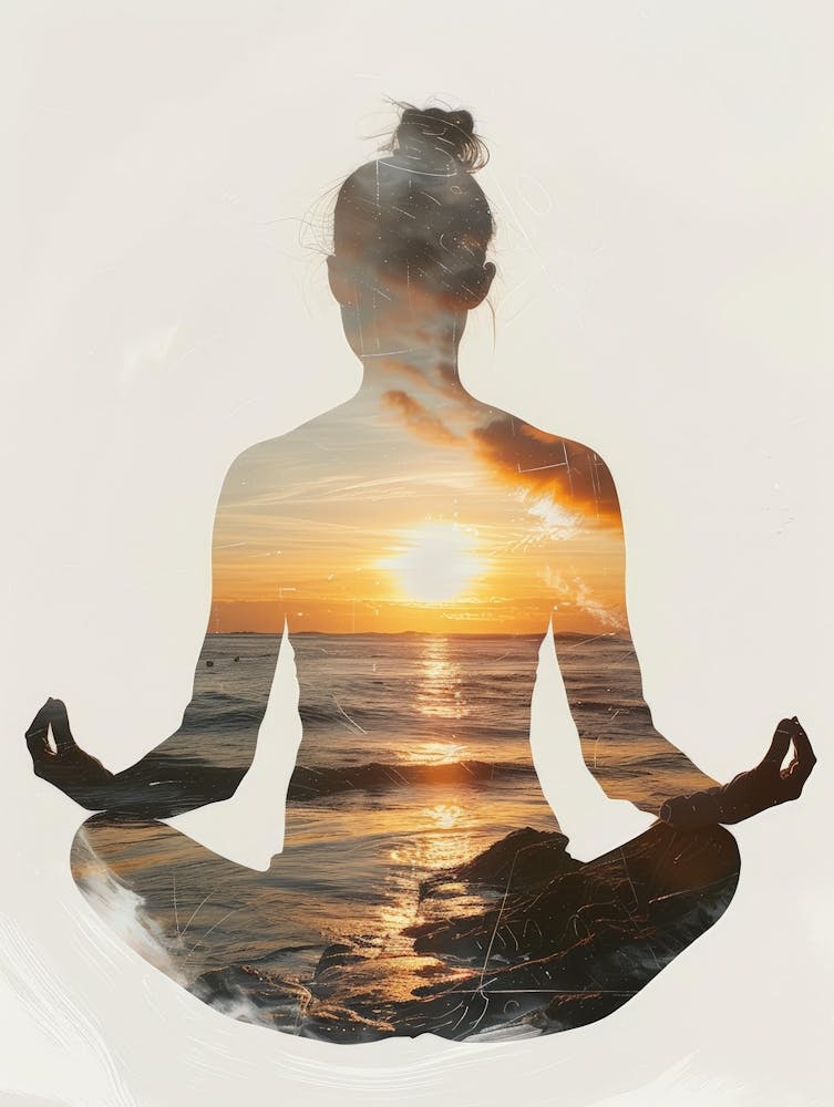 Meditation At Sunset 1