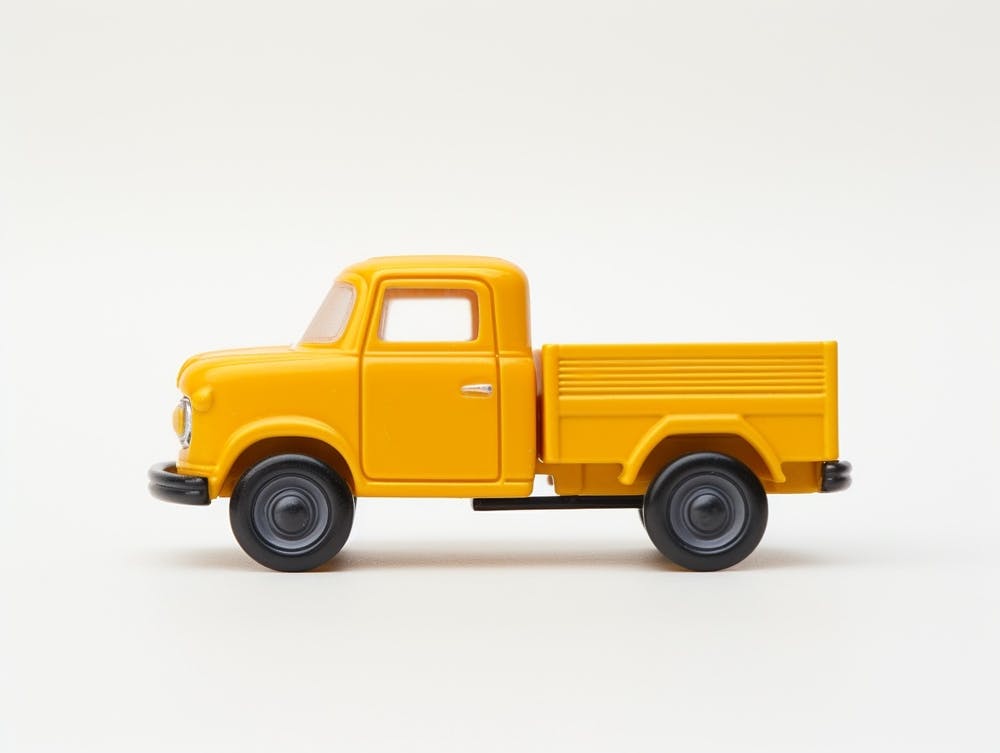 Toy Car Yellow Truck 1