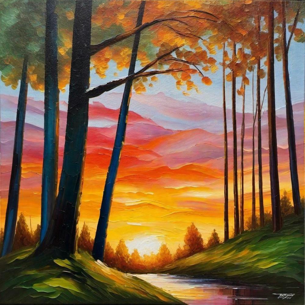 Sunset In The Woods 21