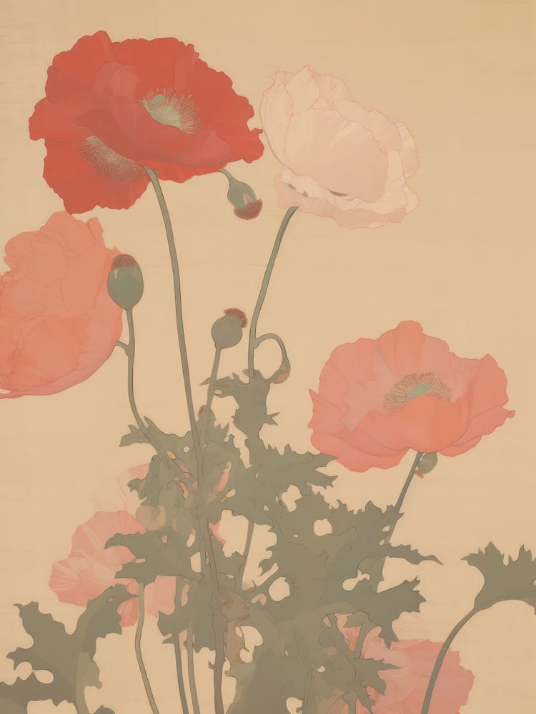 Muted Tones Flowers 5