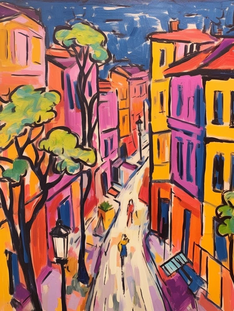 Parma Italy 2 Fauvist Painting