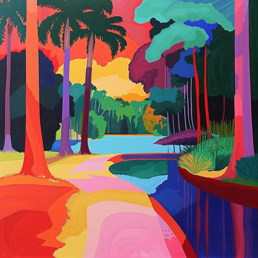 Abstract Park Collection Ibirapuera Park Recife Brazil 2
