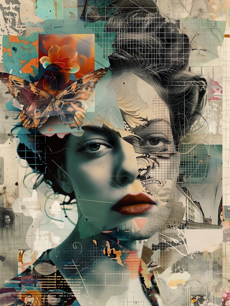 The Collage Girl No 3