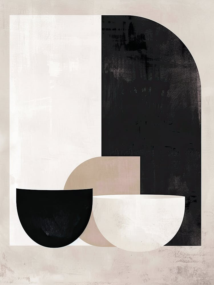 Geometric Alignments Bauhaus Minimalist