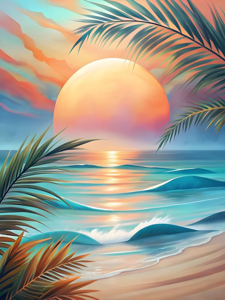 Sonnenuntergang am Strand 12