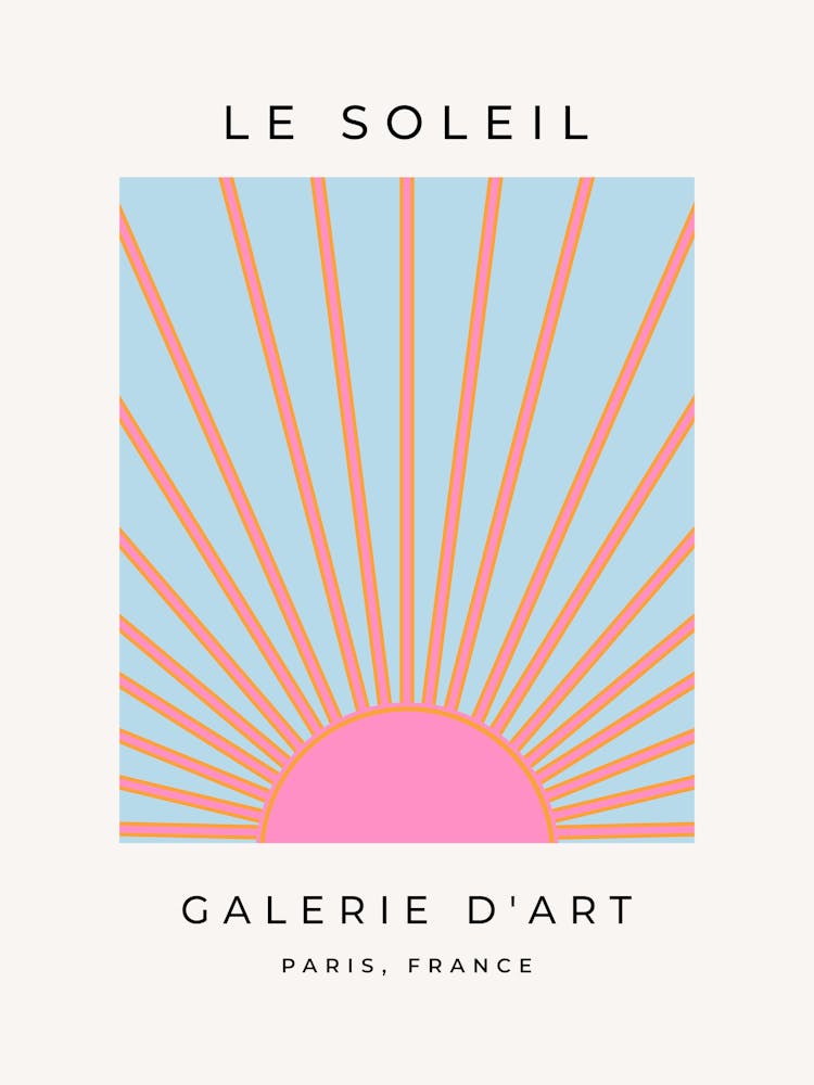 Le Soleil | 02 - Pink And Blue Sunshine