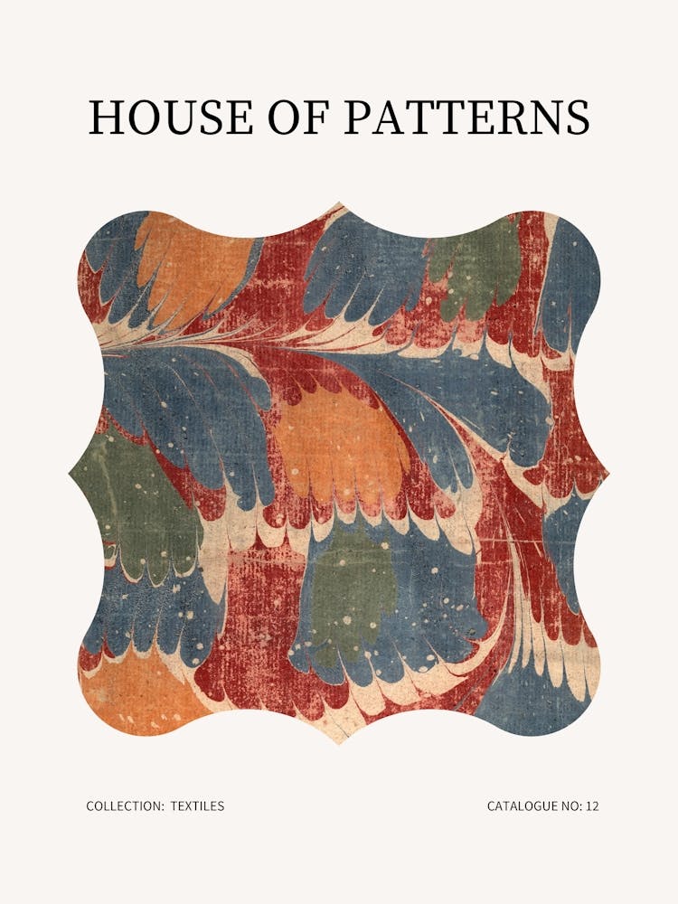 Textile Pattern Poster 12