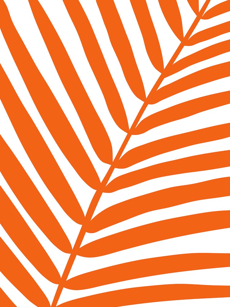 Palm Leaf Orange