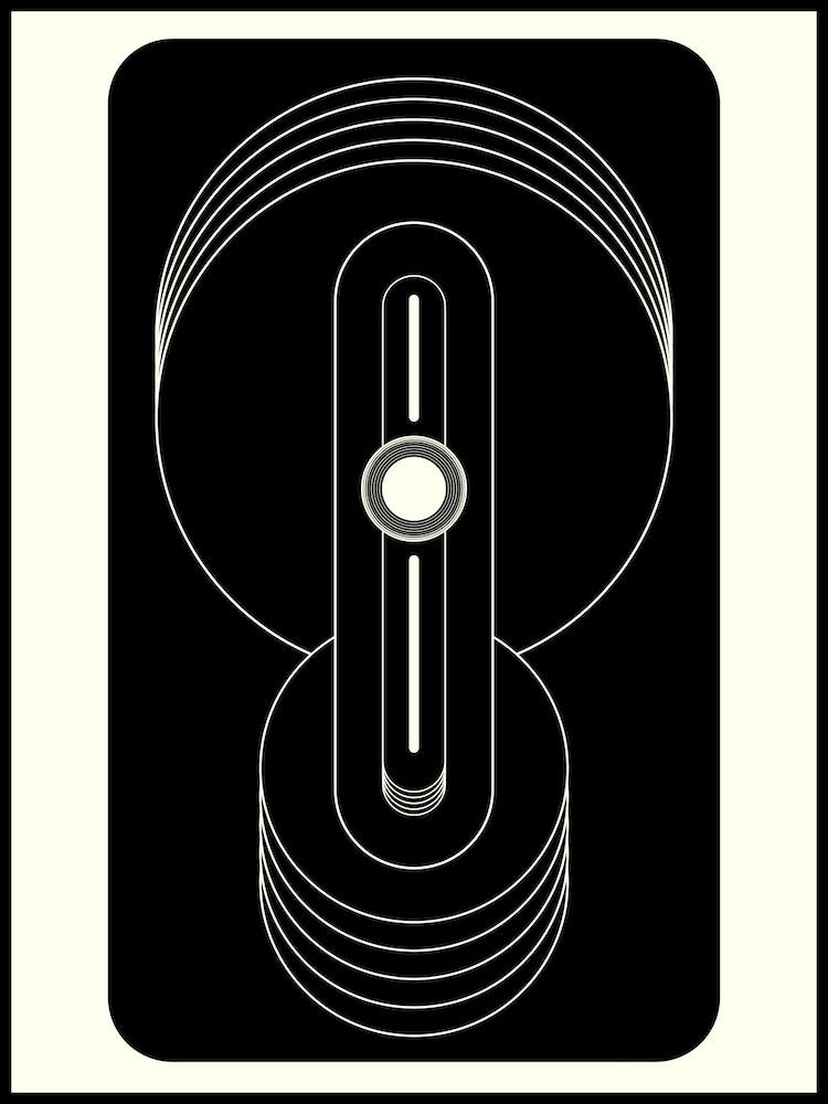 Blacks 2 Abstract Geometric