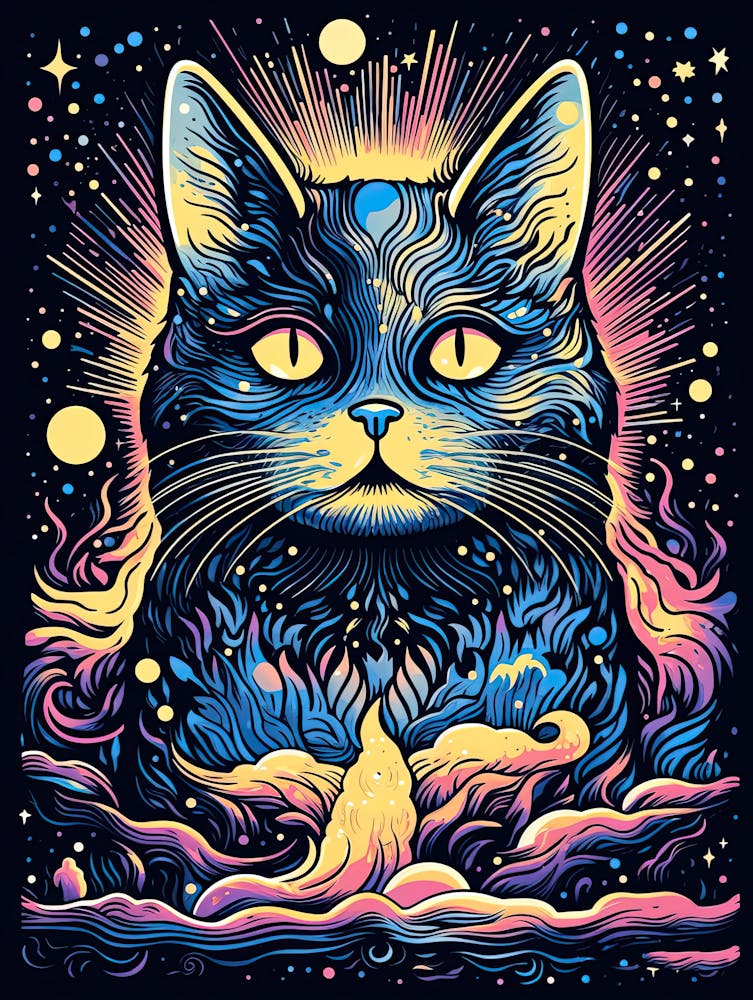 Cosmic Furfront, Psychedelic Cats series
