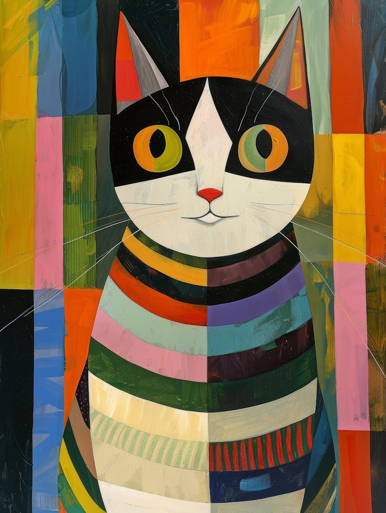 Cat With Stripes