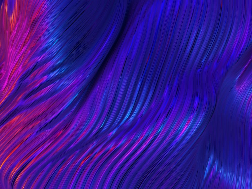 Abstrakte Landschaft: Welle #4 [Synthwave/Vaporwave/Cyberpunk] — ästhetisches Poster