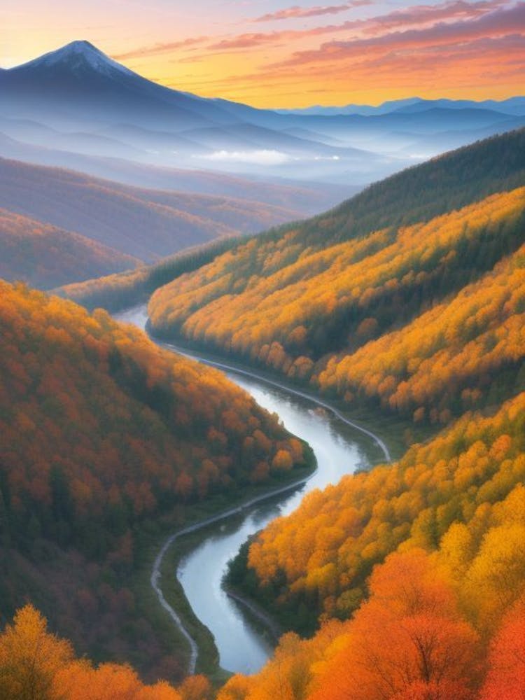 Autumn In The Mountains