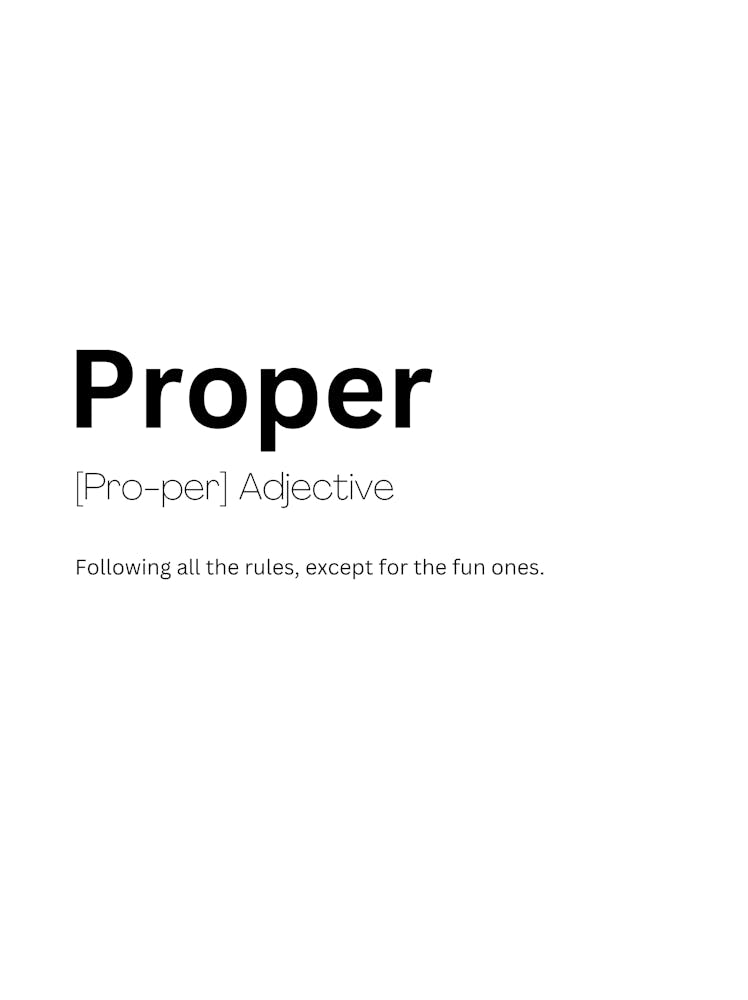 Proper Definition Meaning