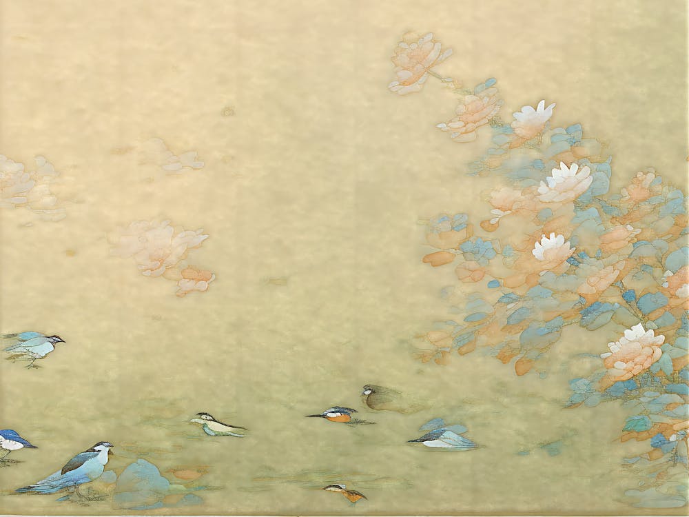 Chinese Birds And Flowers