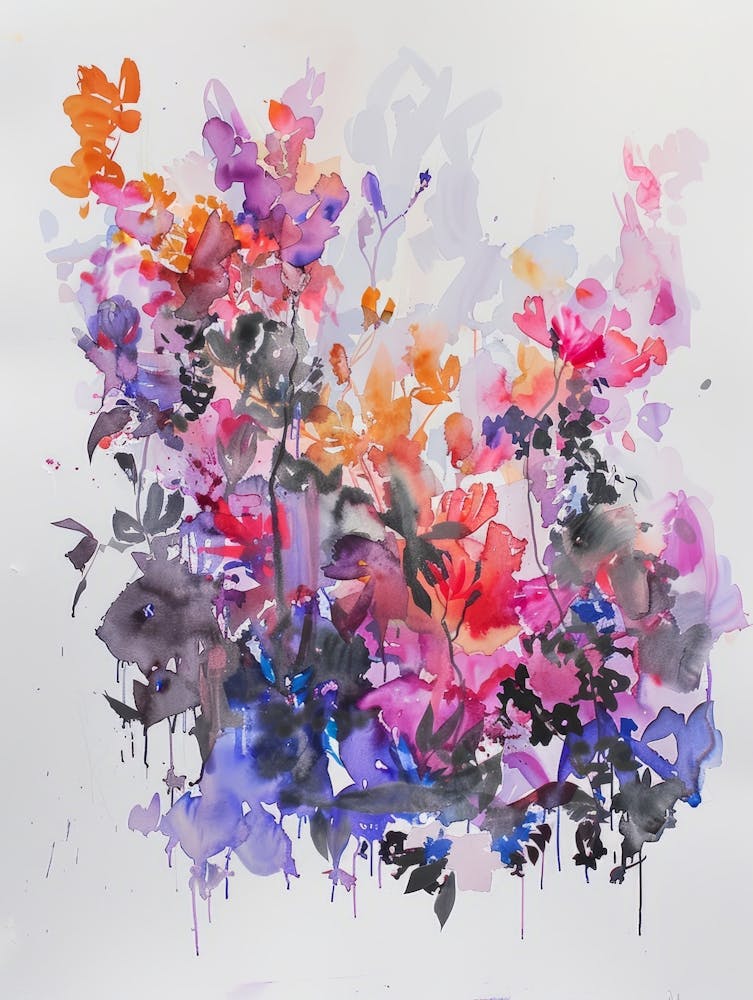 Abstract Watercolor Painting 28