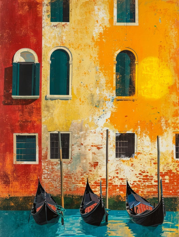 Gondolas In Venice 2