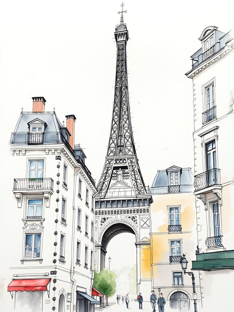 Paris Leinwanddruck 1