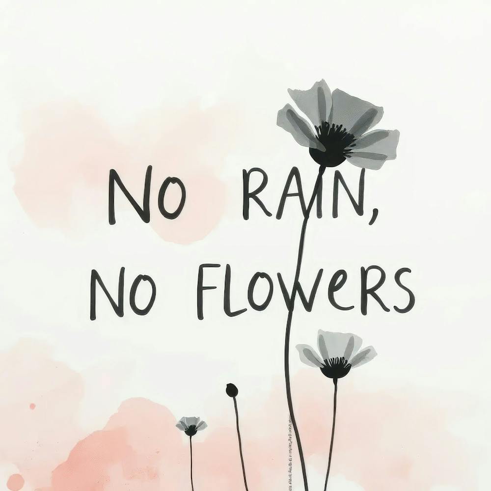 Pas de Pluie, Pas de Fleurs 1