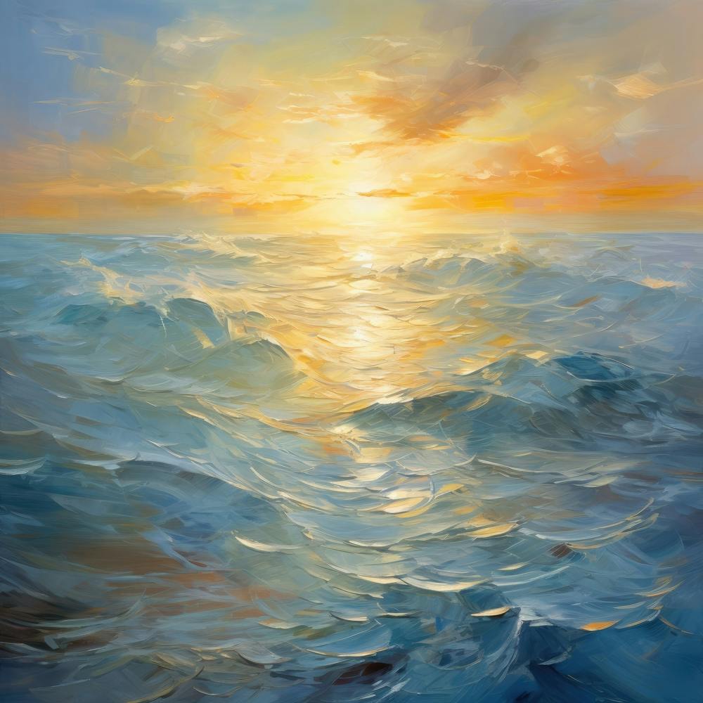 Sunset Over The Sea 3