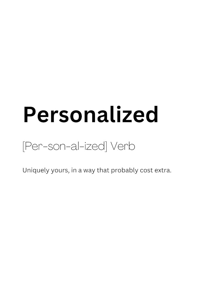Personalized Definition Meaning